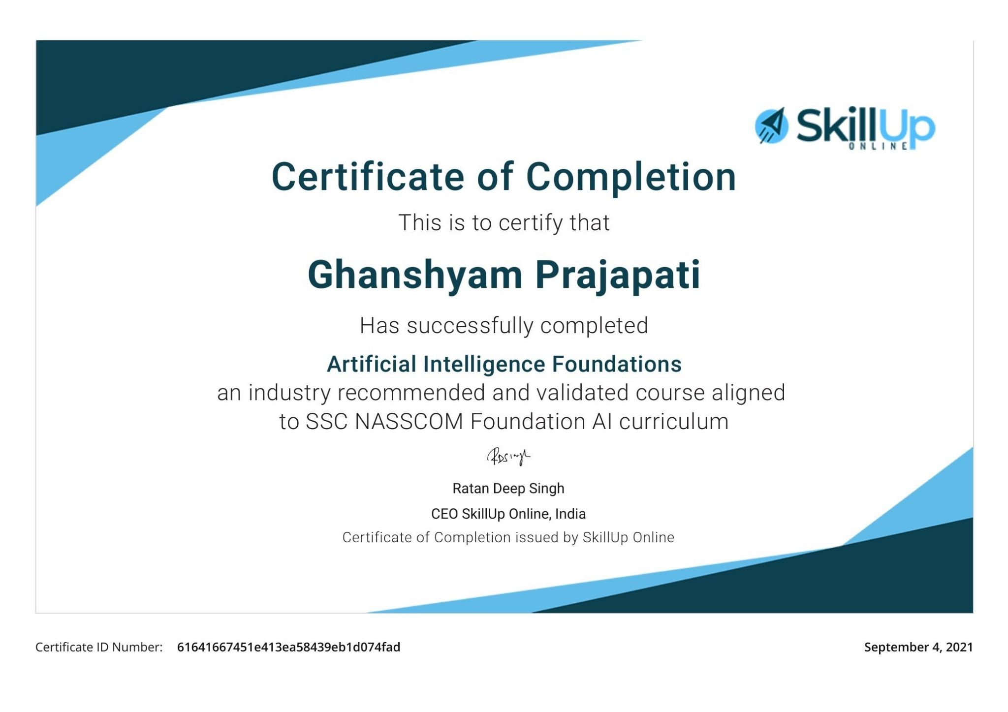 Ghanshyam Prajapati - Software Developer Trainee @Nagarro